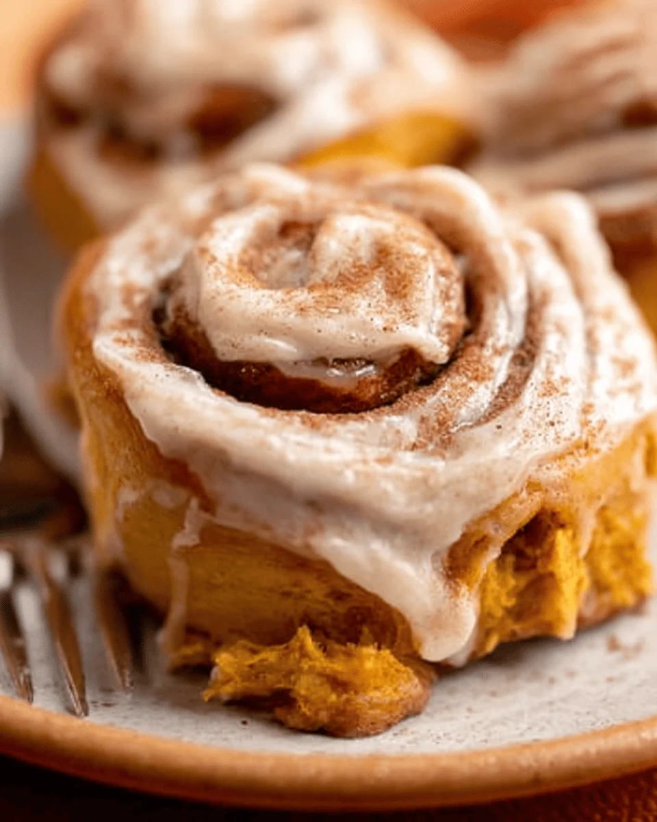 Pumpkin Cinnamon Rolls