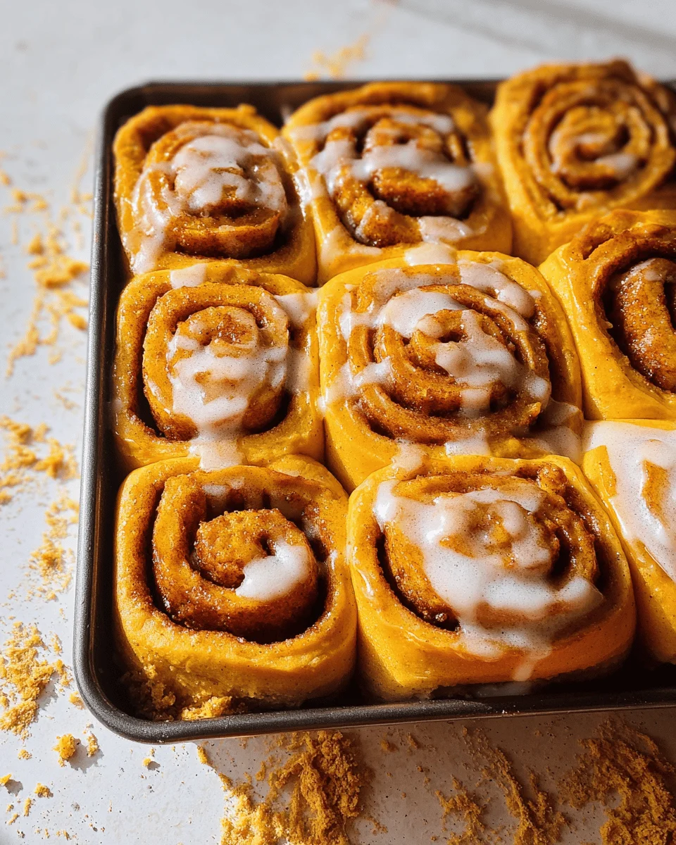 Pumpkin Cinnamon Rolls