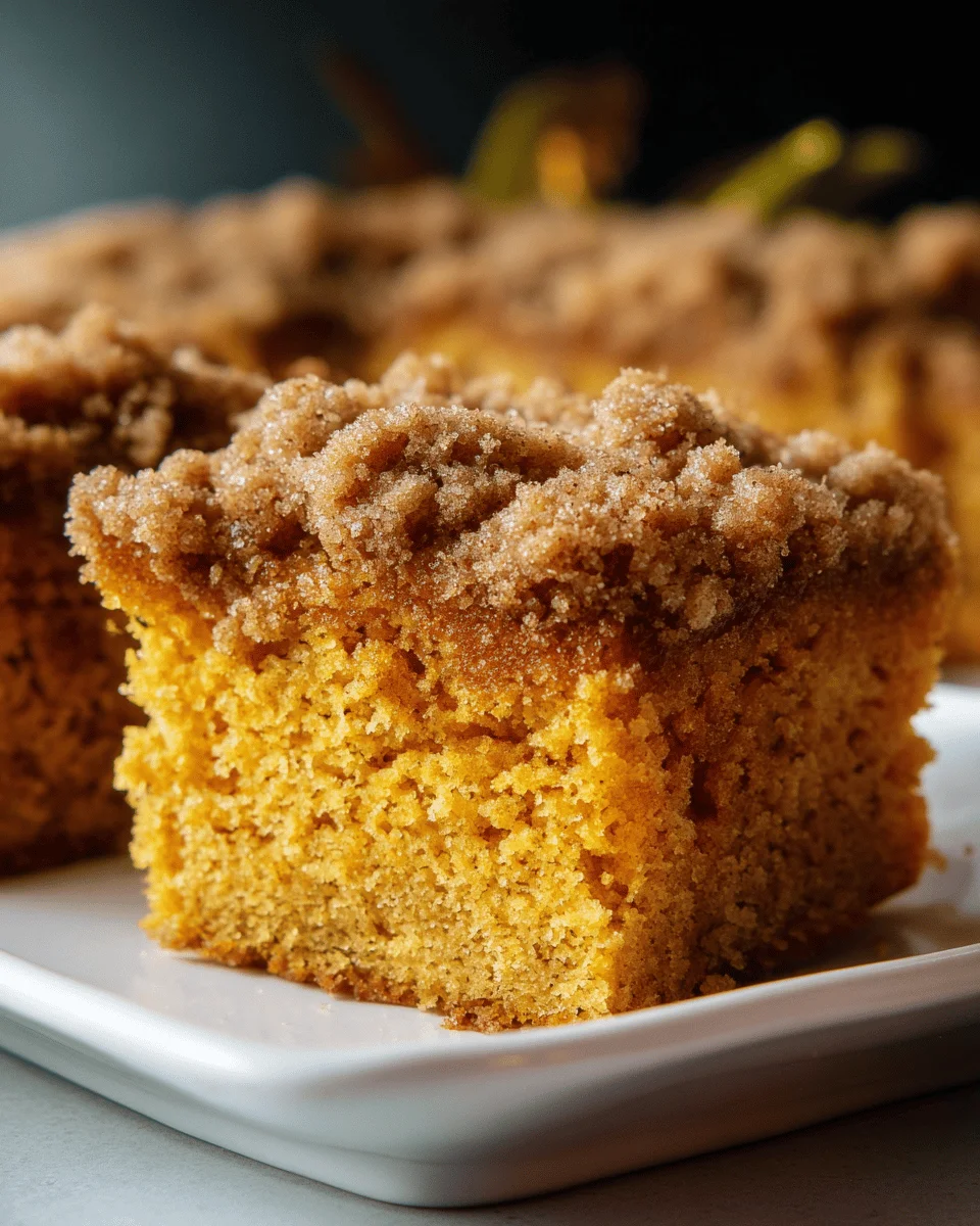 Pumpkin Coffee Cake