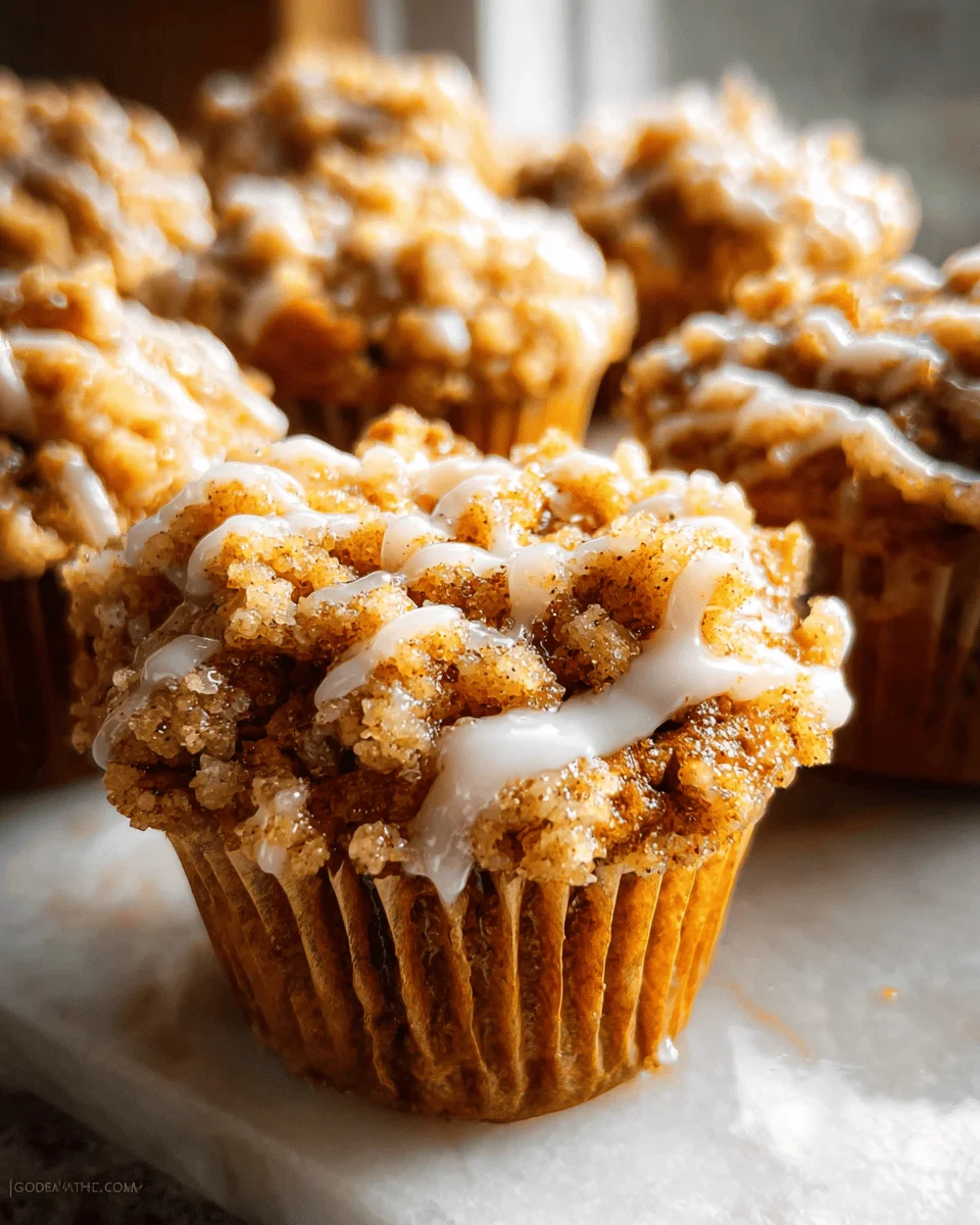 Pumpkin Crumb Cake Muffins
