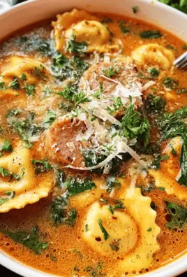 Ravioli Soup