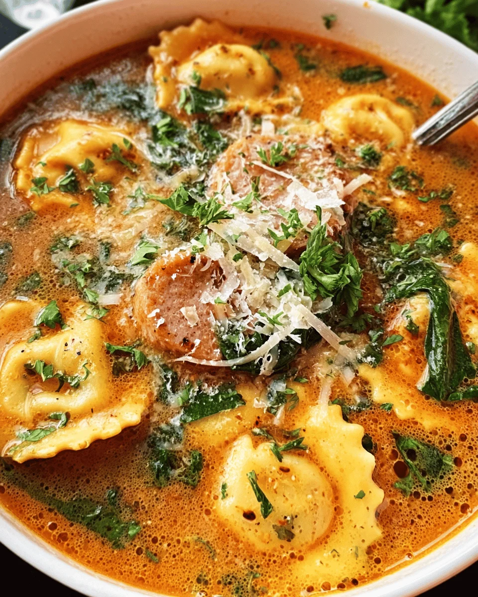 Ravioli Soup