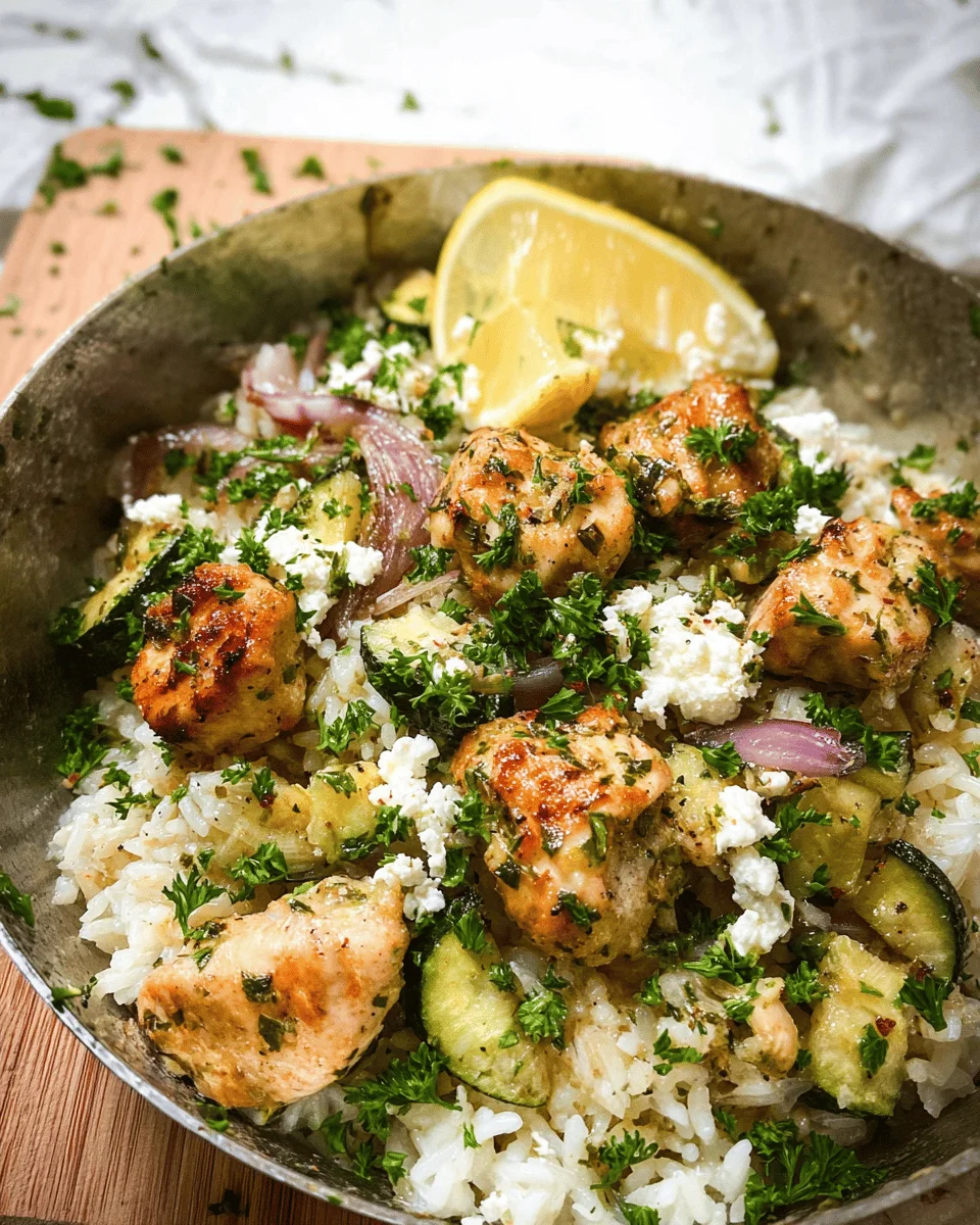 Instant Pot Greek Chicken and Rice