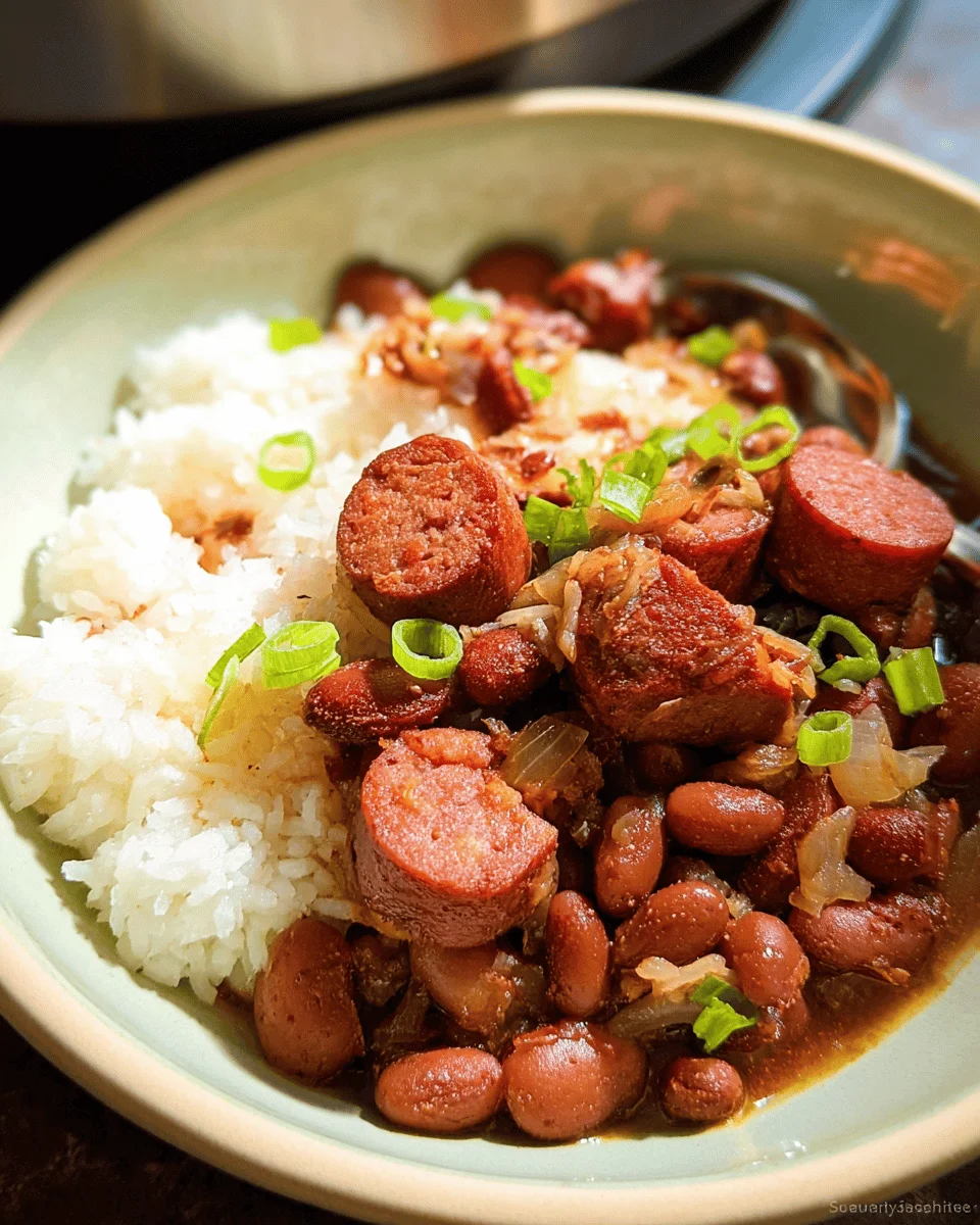 Instant Pot Red Beans and Rice Recipe