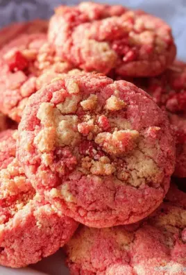 Strawberry Crunch Cookies
