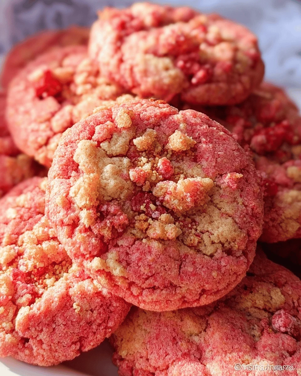 Strawberry Crunch Cookies