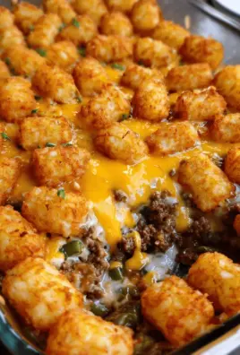 The BEST Tater Tot Casserole