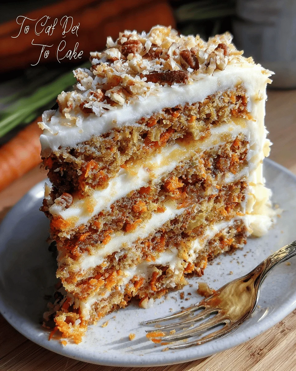 To Die For Carrot Cake